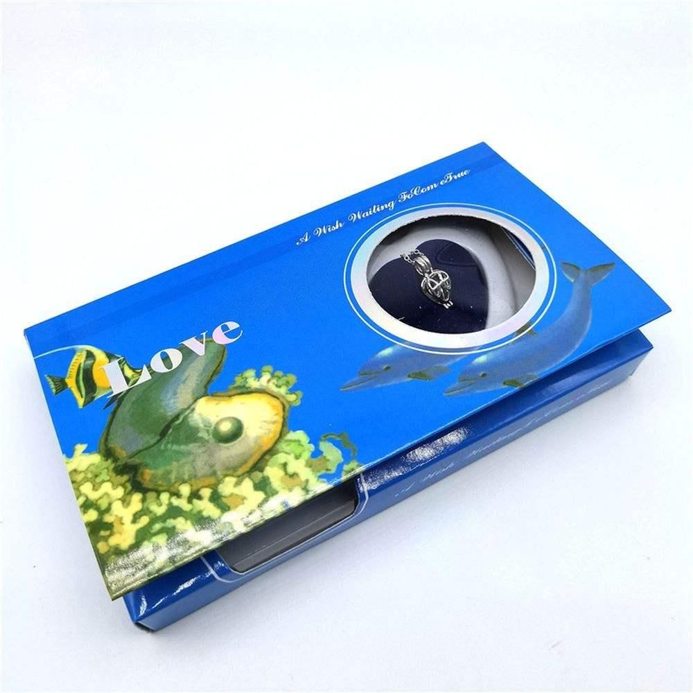 Ocean Love Real Pearl Necklace Set - Freshwater Shell Canned Oyster Gift