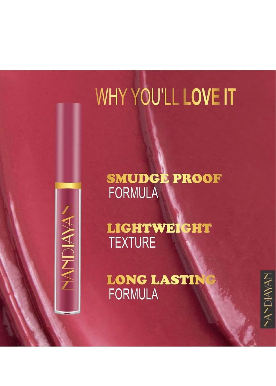 Feel High Metallic Liquid Lipstick Set - 6 Stunning Shades (Shade A)